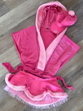 Victoria's Secret Vintage Sexy Little Things Santa Baby Cape Skirt & Hat Set Y2K